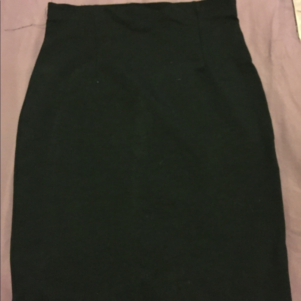 Long tight black skirt from papaya